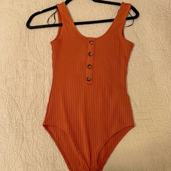 H&M Tops - Amber colored H&M bodysuit! Never worn, new with tags!